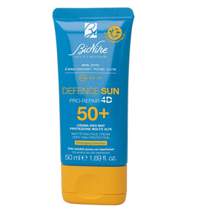 DEFENCE SUN 50+ CREMA VISO MAT 50 ML - Farmamood