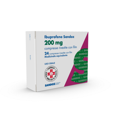 IBUPROFENE SAN*24CPR RIV 200MG - Farmamood