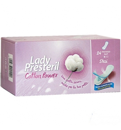 LADY PRESTERIL PROTEGGI SLIP STESI BIODEGRADABILI 24 PEZZI - Farmamood