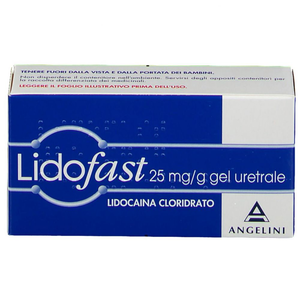 LIDOFAST*GEL URETR 25MG/G 15G - Farmamood