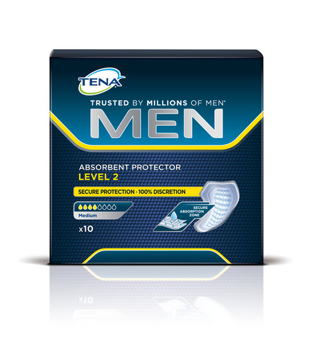PANNOLONE SAGOMATO TENA MEN LEVEL 2 10 PEZZI - Farmamood