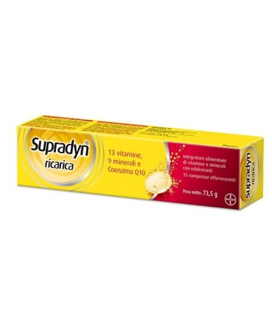 SUPRADYN RICARICA 15 COMPRESSE EFFERVESCENTI - Farmamood