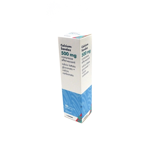 CALCIUM SANDOZ*20CPR EFF 500MG - Farmamood