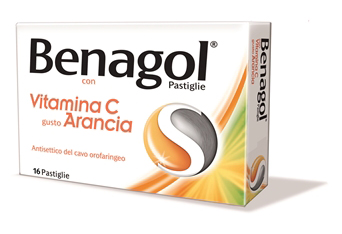 BENAGOL VIT C*16PAST ARANCIA - Farmamood