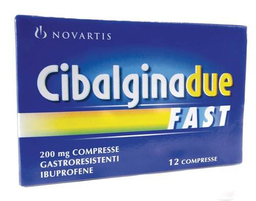 CIBALGINA DUE FAST*12CPR 200MG - Farmamood