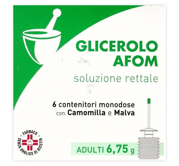 GLICEROLO AFOM*AD 6CONT 6,75G - Farmamood