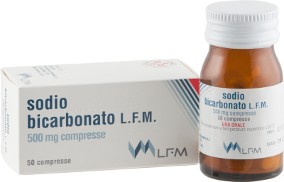 SODIO BICARB*50CPR 500MG FL - Farmamood
