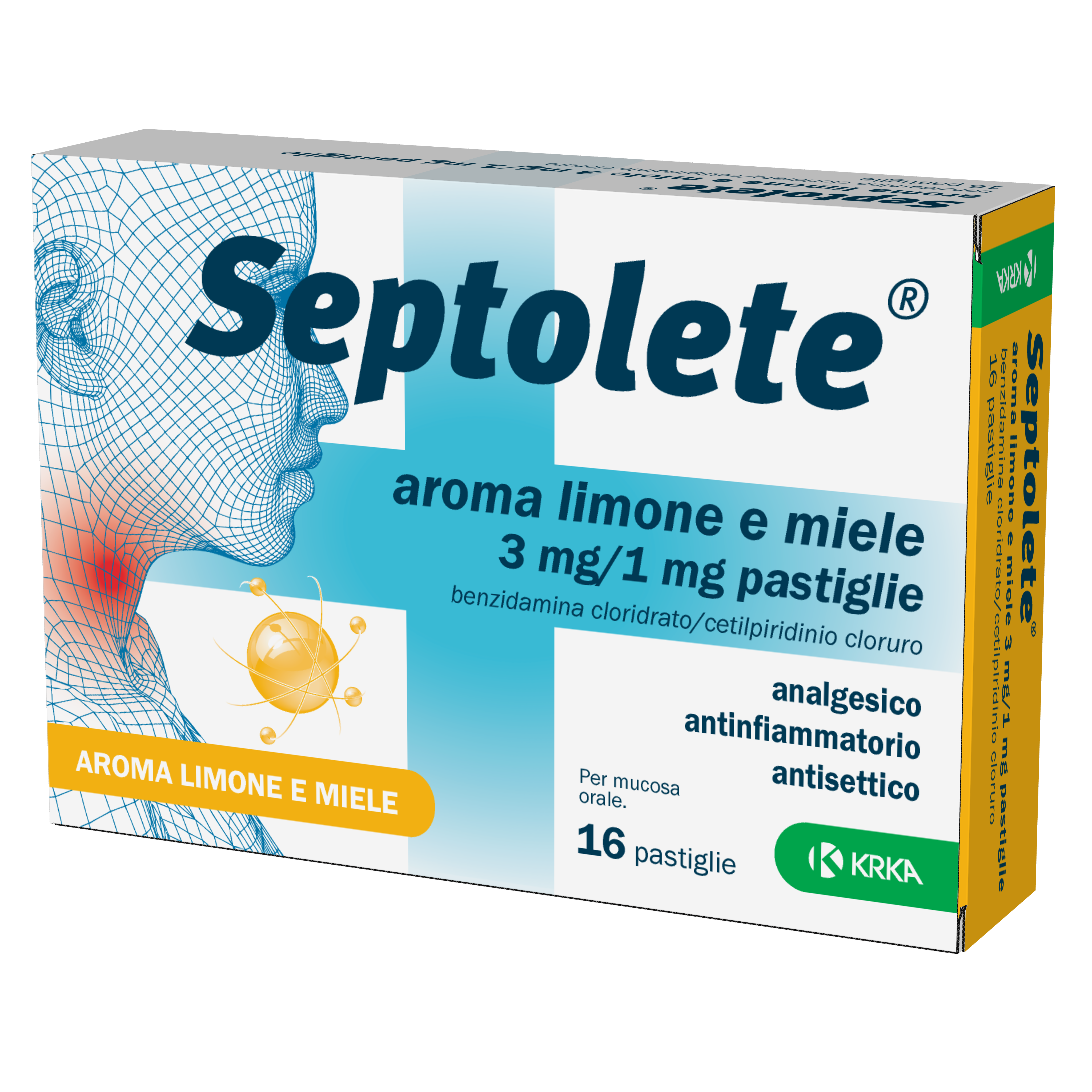 SEPTOLETE*16PAST 3+1MG LIM MIE - Farmamood