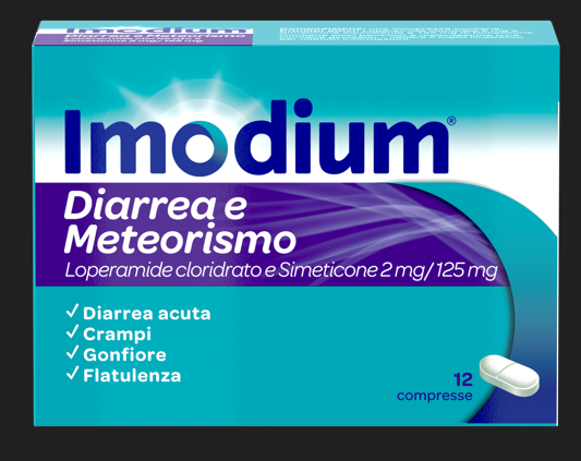 IMODIUM DIARREA E METEOR*12CPR - Farmamood