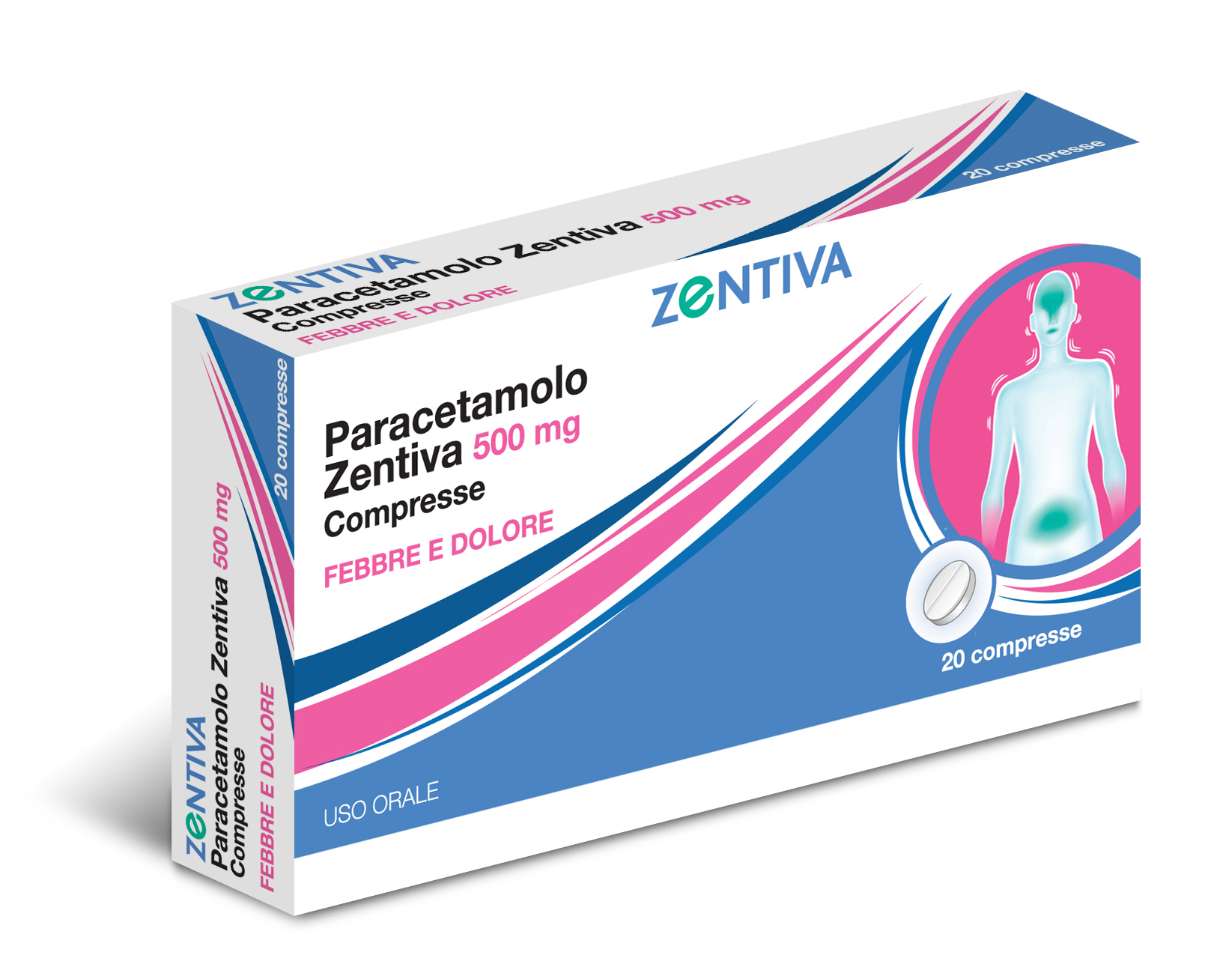 PARACETAMOLO ZEN*20CPR 500MG - Farmamood