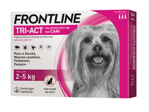 FRONTLINE TRI-ACT*3PIP 2-5KG - Farmamood