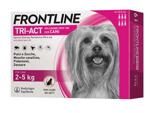 FRONTLINE TRI-ACT*6PIP 2-5KG - Farmamood