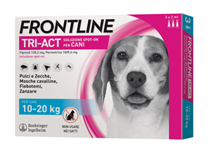FRONTLINE TRI-ACT*3PIP 10-20KG - Farmamood