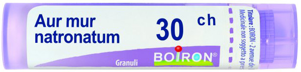 AURUM MURIATICUM NATR 30CH GRANULI - Farmamood