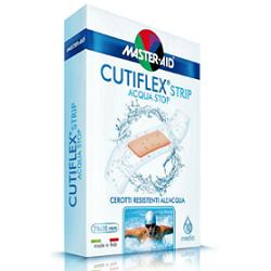 CEROTTO MASTER-AID CUTIFLEXMED STRIP TRASPARENTE IMPERMEABILE SUPPORTO IN POLIURETANO 4 FORMATI ASSORTITI 20 PEZZI - Farmamood