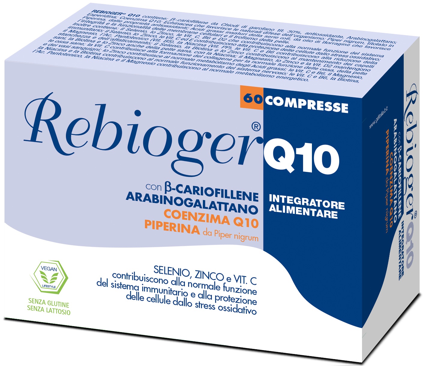 REBIOGER Q10 60 COMPRESSE - Farmamood