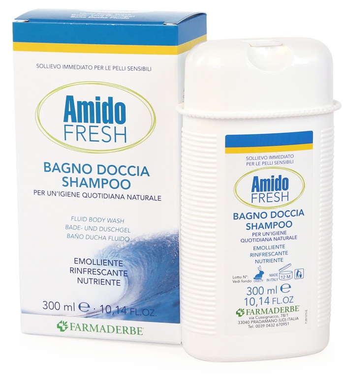 AMIDO FRESH BAGNO DOCCIA SHAMPOO 300 ML - Farmamood