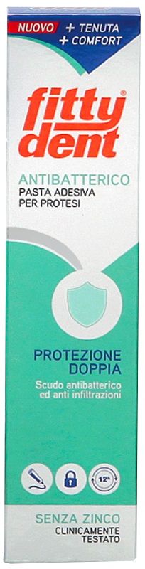 FITTYDENT ANTIBATTERICO PASTA ADESIVA DENTIERA NUOVA FORMULA40 G - Farmamood