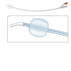 CATETERE FOLEY IN SILICONE PER ADULTI BRILLANT PLUS 2 VIE SENZA SCANALATURE CH18 LUNGHEZZA 41 CM PALLONCINO 10 ML PUNTA CILINDRICA 2 FORI 1 PEZZO - Farmamood