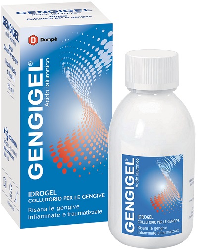 COLLUTORIO PER GENGIVE GENGIGEL IDROGEL FLACONE 150 ML - Farmamood