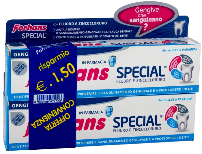 FORHANS SP DENTIF 2X75ML - Farmamood