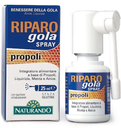 RIPARO GOLA SPRAY 25 ML - Farmamood