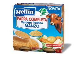 MELLIN PAPPA COMPLETA MANZO 250 G 2 PEZZI - Farmamood