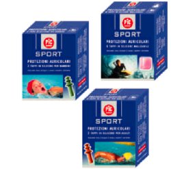TAPPO AURICOLARE IN SILICONE PIC SPORT PER ADULTI 2 PEZZI - Farmamood