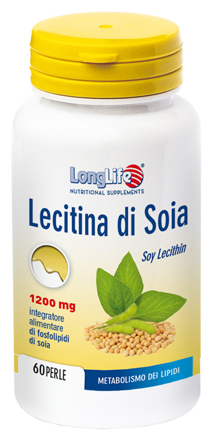 LONGLIFE LECITINA SOIA 60 PERLE - Farmamood