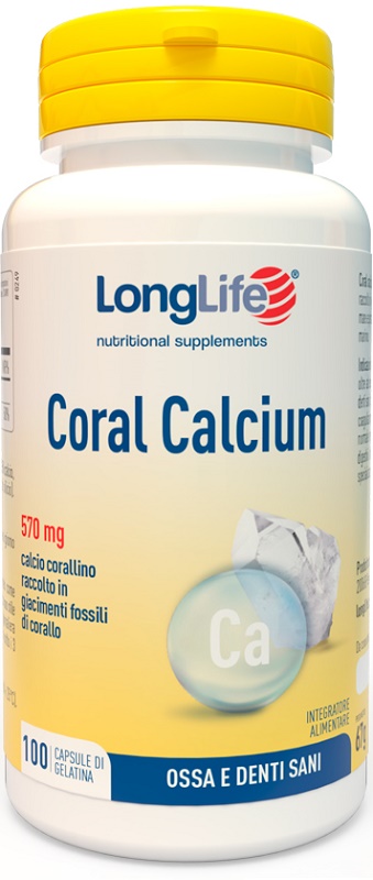 LONGLIFE CORAL CALCIUM 100 CAPSULE - Farmamood