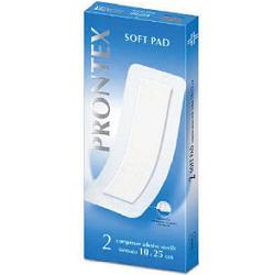 GARZA COMPRESSA PRONTEX SOFT PAD 10X25 CM 2 PEZZI - Farmamood