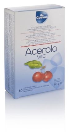 ACEROLA VITAMINA C 80 TAVOLETTE - Farmamood