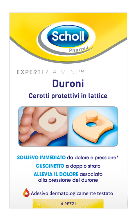 CEROTTO PROTETTIVO PER DURONI SCHOLL IN LATTICE 4 PEZZI - Farmamood