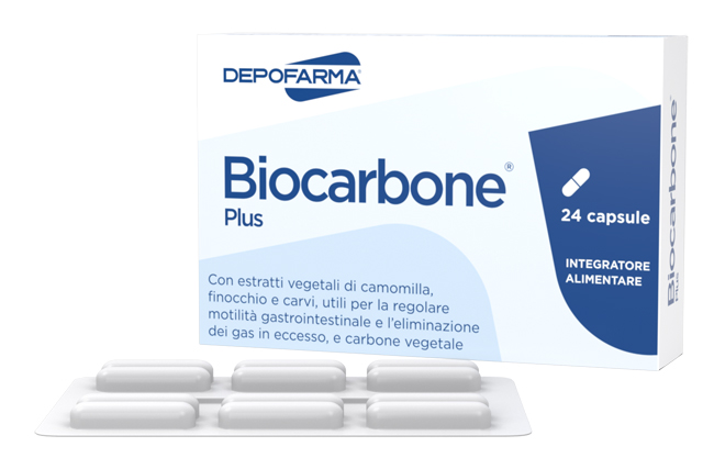 BIOCARBONE PLUS 24 CAPSULE - Farmamood