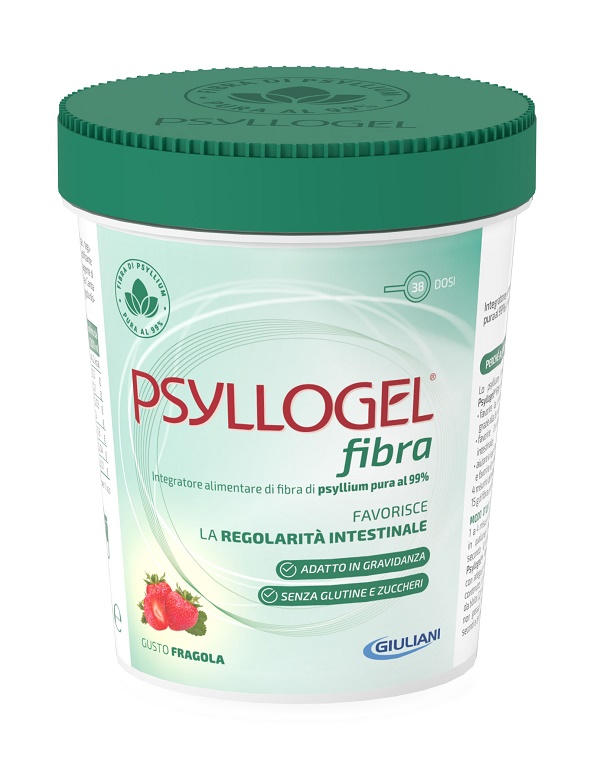 PSYLLOGEL FIBRA FRAGOLA VASO 170 G - Farmamood