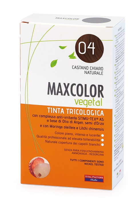 MAX COLOR VEGETAL 04 TINTURA 140 ML - Farmamood