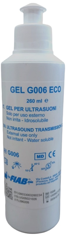 GEL PER APPARECCHI AD ULTRASUONI 260G - Farmamood