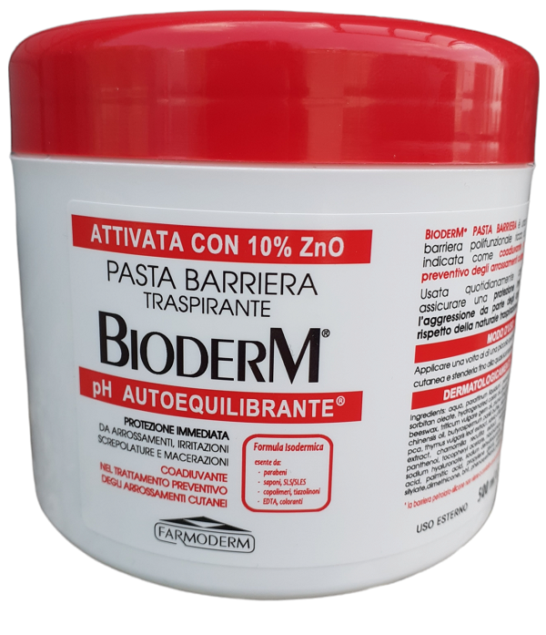 BIODERM PASTA BARRIERA ZINCO 500 ML - Farmamood