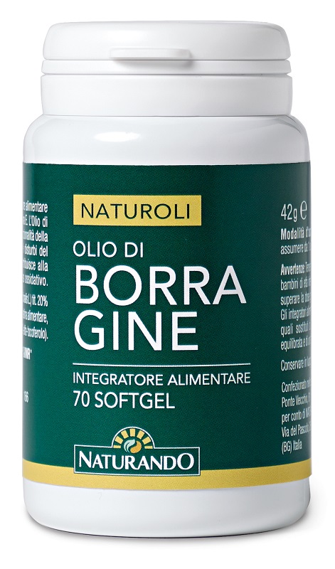 I NATUROLI OLIO DI BORRAGINE 70 CAPSULE MOLLI - Farmamood