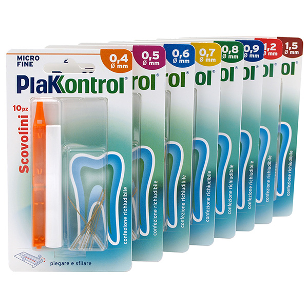 PLAKKONTROL MINIGRIP SCOVOLINO 0,7 MM 10 PEZZI - Farmamood