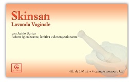 SKINSAN LAVANDA VAGINALE 4 FLACONI 140 ML + 4 CANNULE VAGINALI MONOUSO IN BLISTER - Farmamood