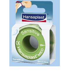 CEROTTO ROCCHETTO HANSAPLAST SENSITIVE 5MX2,50CM 1 PEZZO - Farmamood