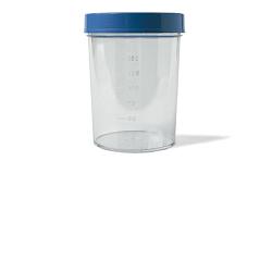CONTENITORE PIC STERILE TRASPARENTE PER ANALISI DEI FLUIDI ORGANICI 100 ML TAPPO A VITE + ETICHETTA AUTOADESIVA - Farmamood