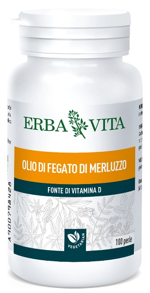 OLIO FEGATO MERLUZZO 100 PERLE 453 MG - Farmamood