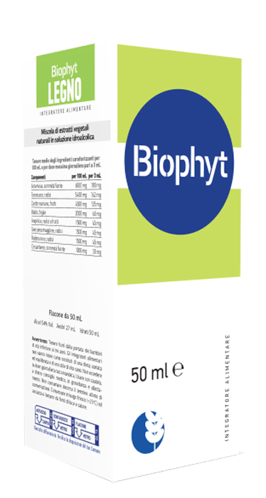 BIOPHYT LEGNO 50 ML SOLUZIONE IDROALCOLICA - Farmamood