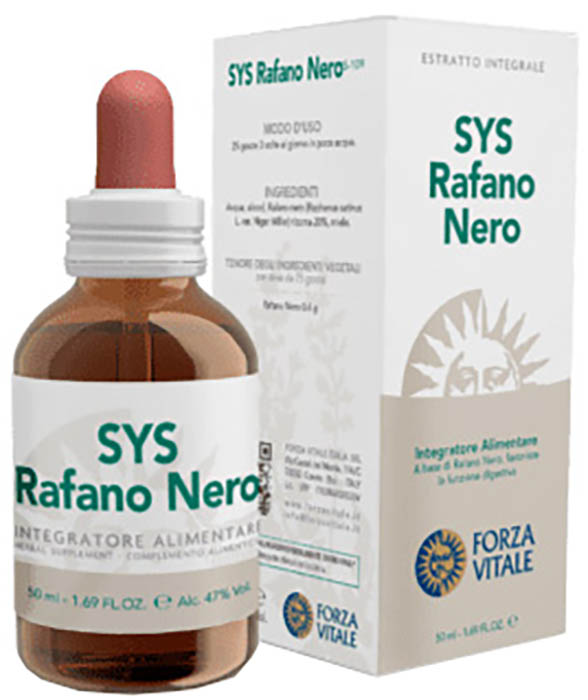 SYS RAFANO NERO GOCCE 50 ML - Farmamood