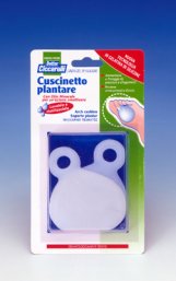 CUSCINETTO PLANTARE REALIZZATO IN GEL DI SILICONE BIANCO SEMITRASPARENTE SAGOMATO PER AMMORTIZZARE E PROTEGGERE PRESSIONE E SFREGAMENTI SOTTO LA PIANTA DEI PIEDI 2 PEZZI - Farmamood