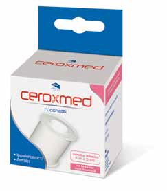CEROTTO ADESIVO IN ROCCHETTO CEROXMED IN TESSUTO NON TESSUTO AERATO IPOALLERGENICO BIANCO 500X5 CM 1 PEZZO - Farmamood