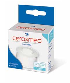 CEROTTO IN ROCCHETTO CEROXMED AERATO IN TESSUTO BIANCO 500X2,50 CM 1 PEZZO - Farmamood