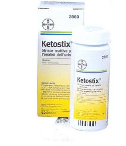 STRISCE MISURAZIONE CHETONURIA KETOSTIX 50 PEZZI - Farmamood